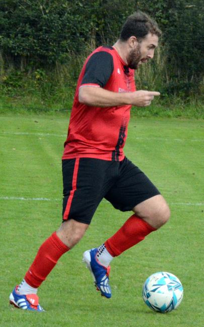 Laurie Haworth - bagged two goals for Clarbeston Road